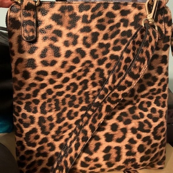 sold! NWT chico's | animal print crossbody - Picture 9 of 10